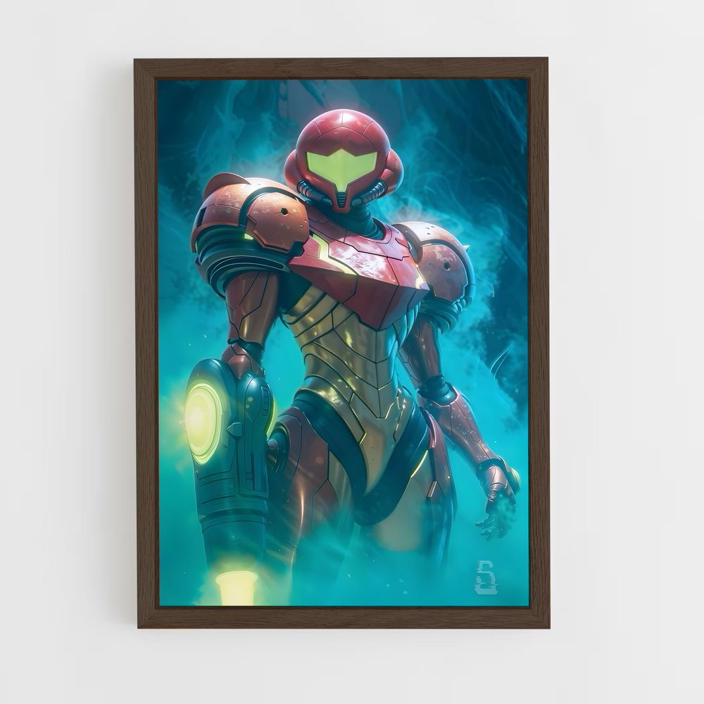 Poster Halo de Samus – affiche Metroid (vue 5)